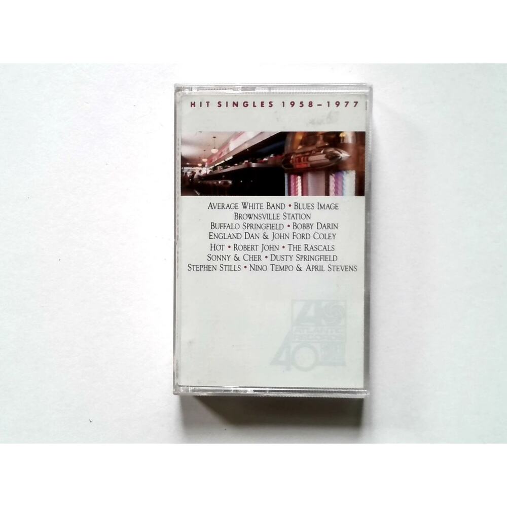 Various Artists Hit Singles 1958-1977 Cassette 1988 Atlantic Records